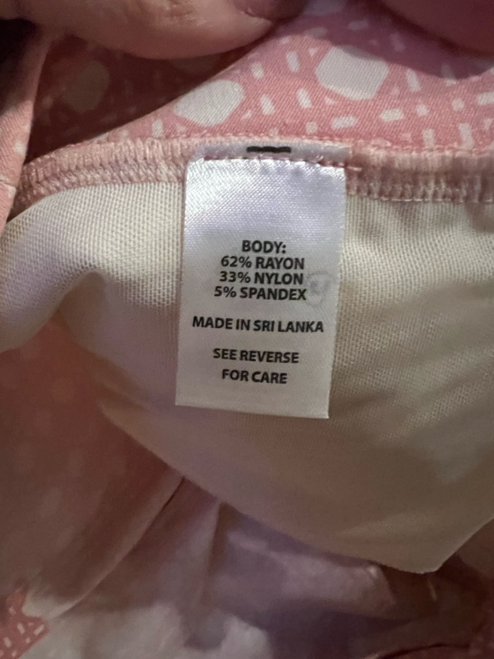 Spartina 449 Womens Pink White Geometric Cane Print Pull On Pants Size L NWT - Picture 4 of 4
